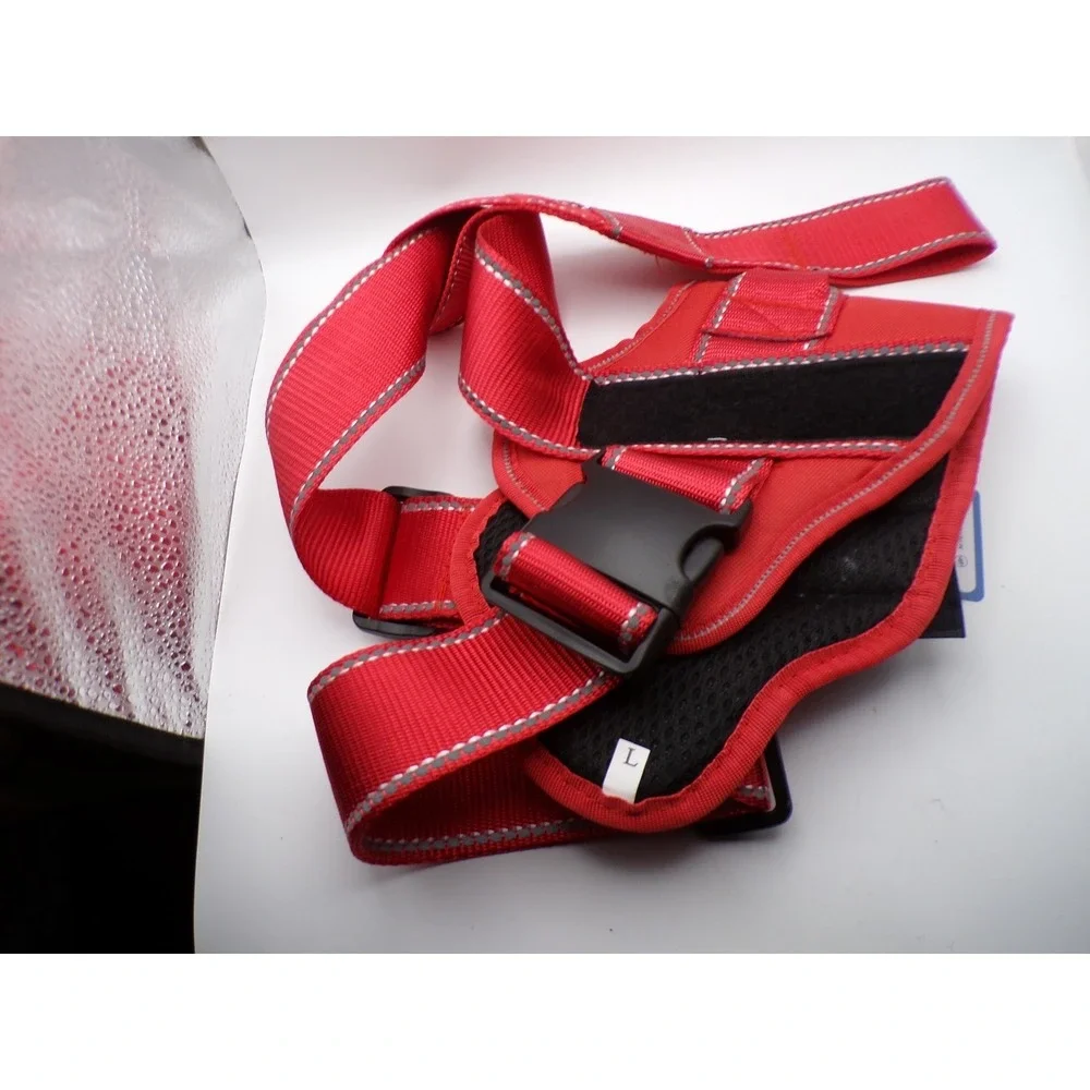 WOCUME Dog Harness In Training Red Reflective Padded Vest Size L New‎